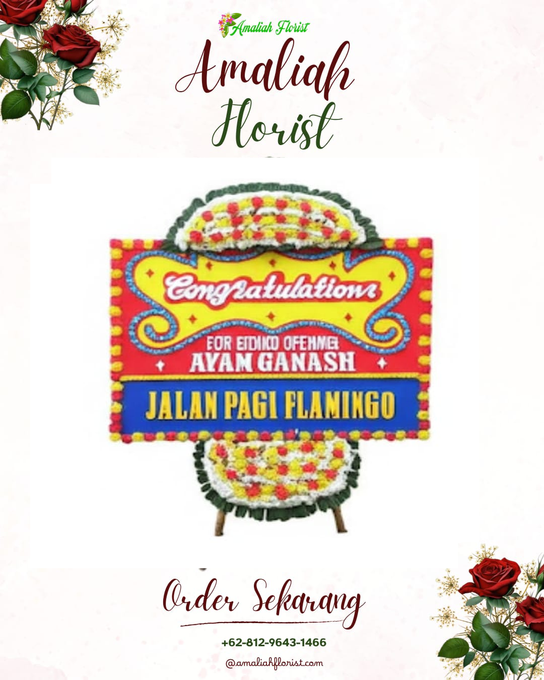 Sewa Papan Bunga Bawang